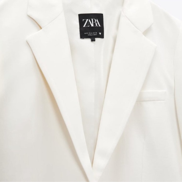 ZARA STRAIGHT CUT BLAZER - Picture 5 of 8